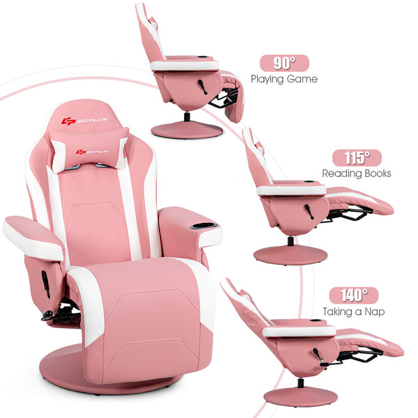Costway Goplus Massage Gaming Reclining Racing Chair & Reviews Wayfair